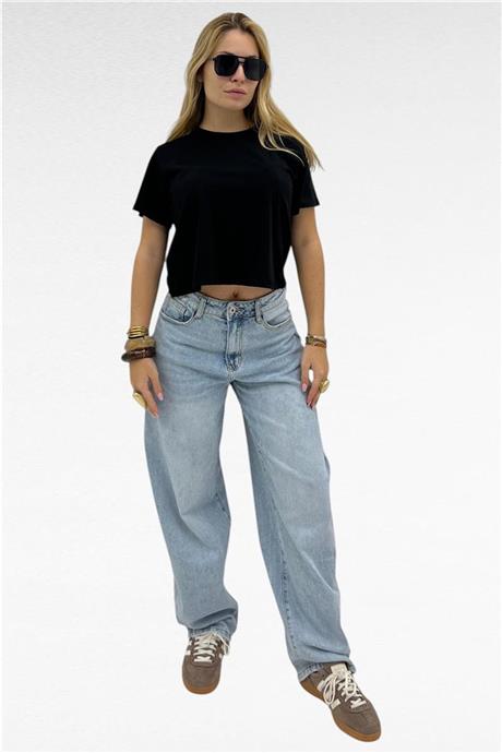 Maglia crop a manica corta SIMPLE